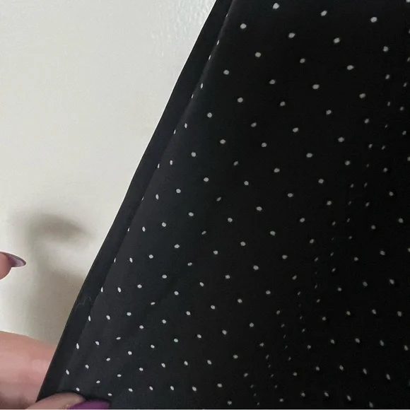 Diane Von Furstenberg - Wide Leg Silk-Blend Trousers - Navier Dot - Picture 6 of 13